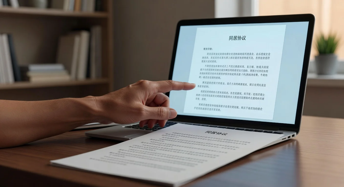 Reviewing cohabitation contract clauses