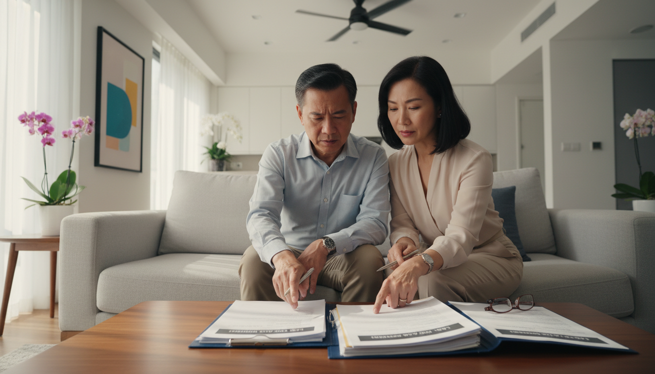 Family discussing estate planning