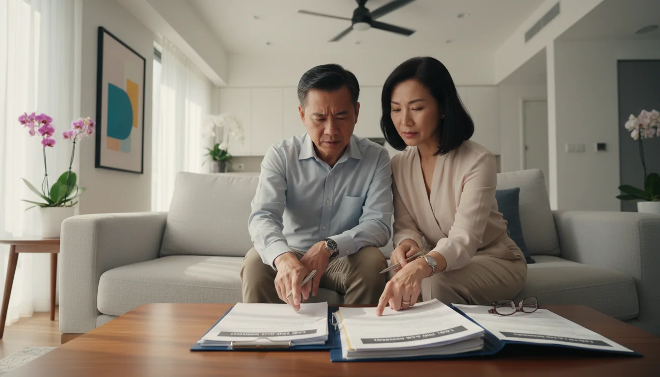 Family discussing estate planning