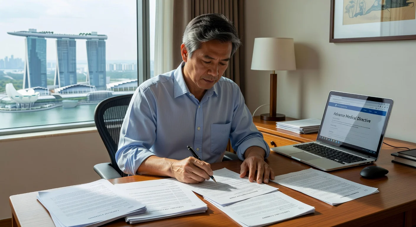 Signing medical directive form