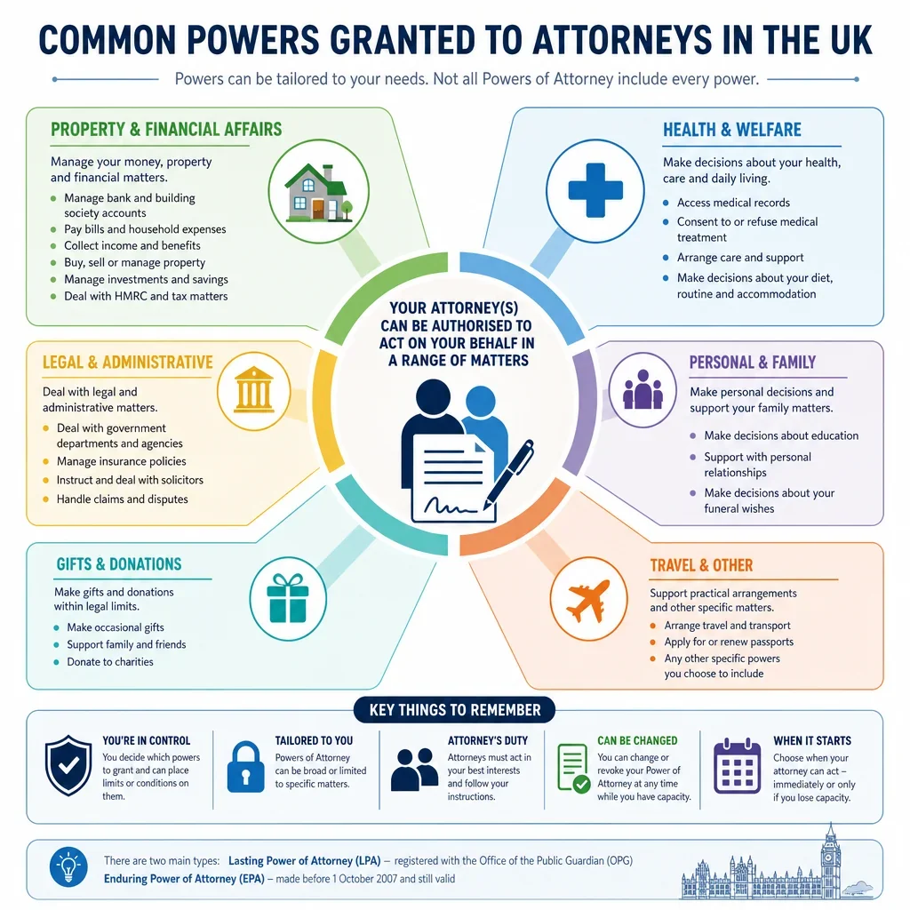 Common Powers Granted to Attorneys
