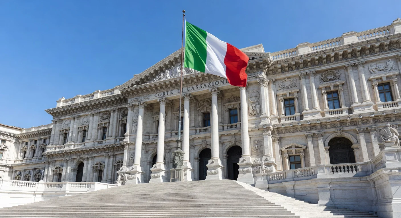 Italian courthouse exterior
