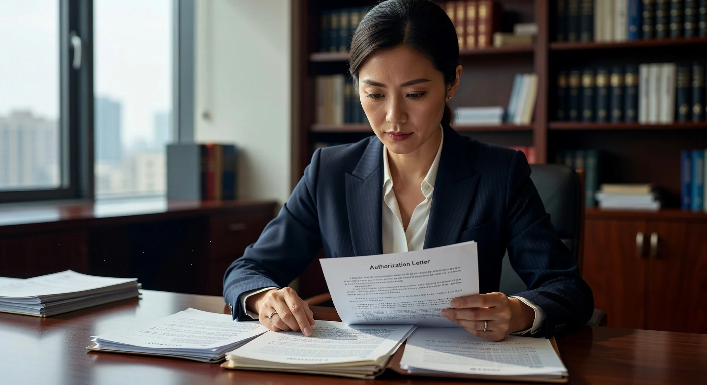 Reviewing legal papers in China