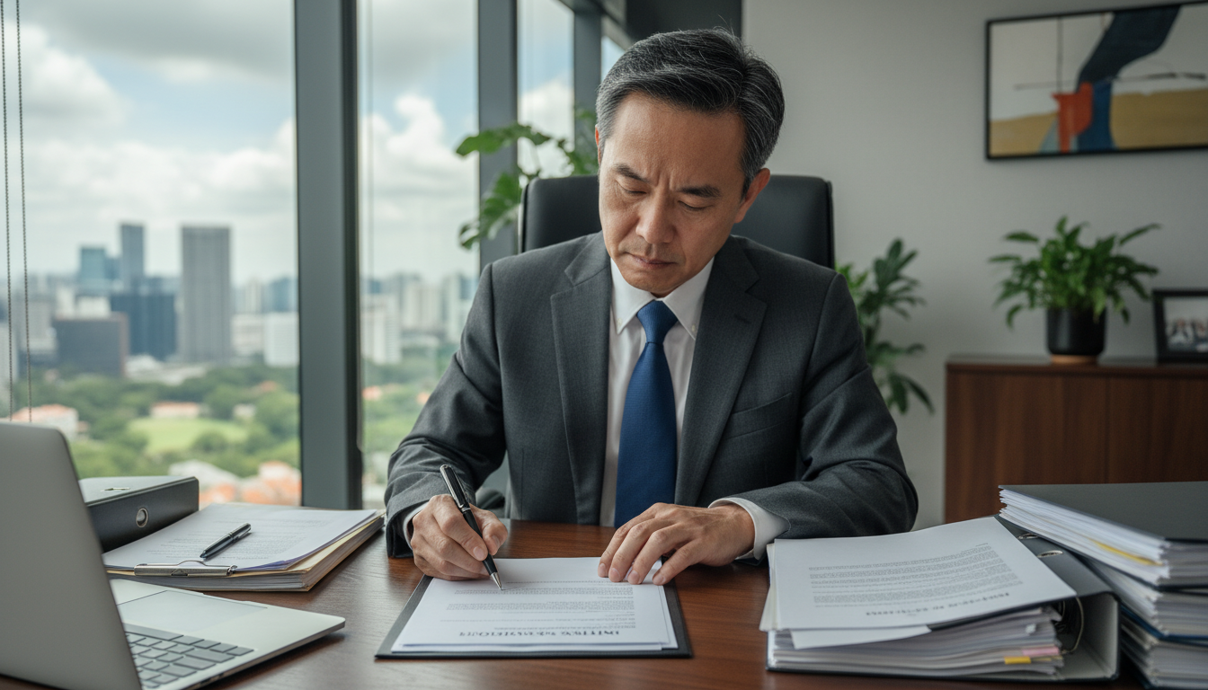 Professional signing trust document