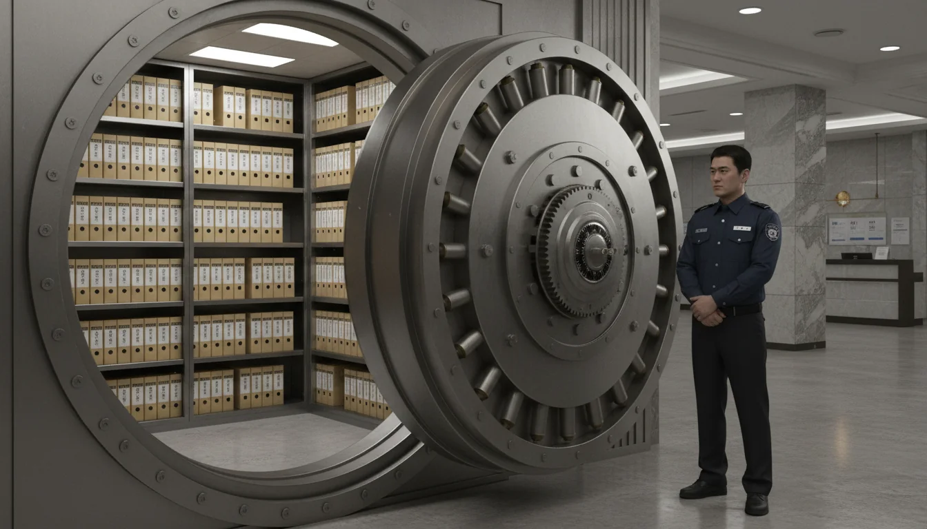 Secure document storage vault