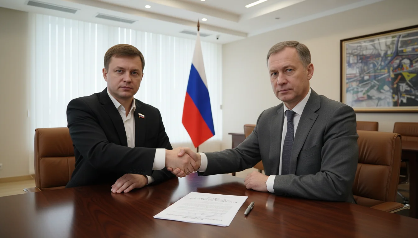 Signing trust management agreement in Russia
