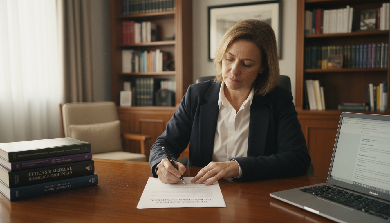 Adult signing advance directive form