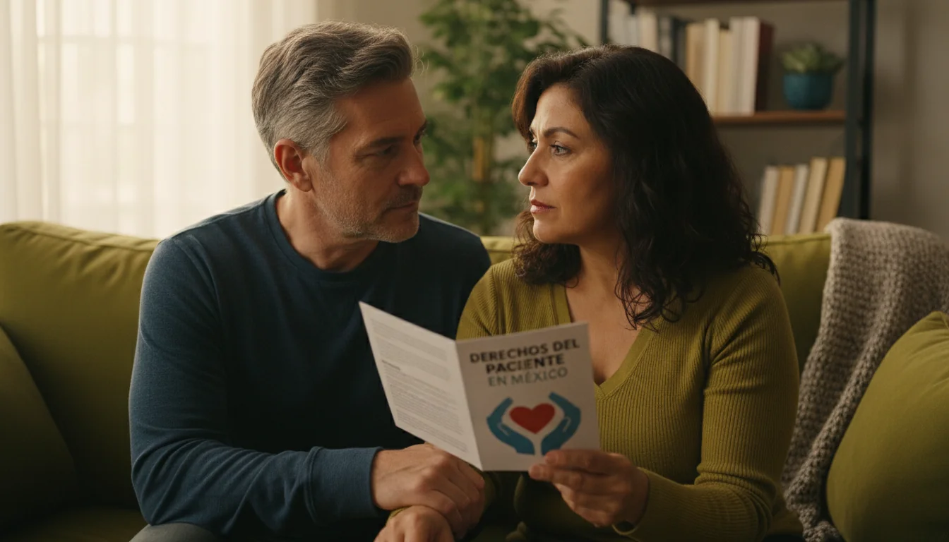 Family discussing end-of-life wishes