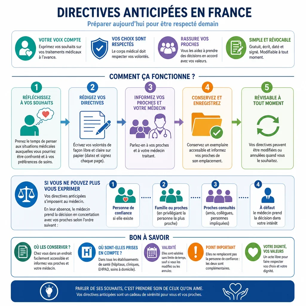 Interlocuteurs utiles pour les directives anticipées