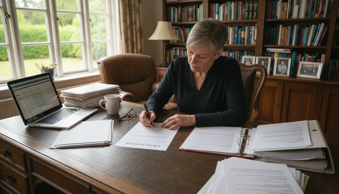 Person signing advance decision document