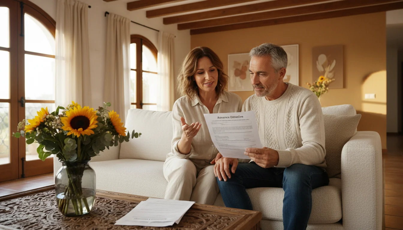 Family discussing end-of-life wishes sensitively