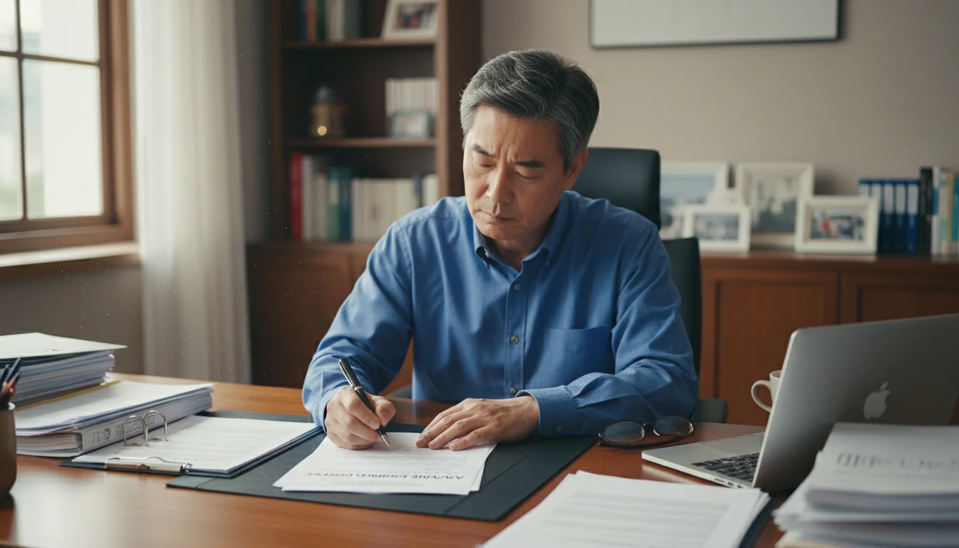 Adult signing advance medical directive