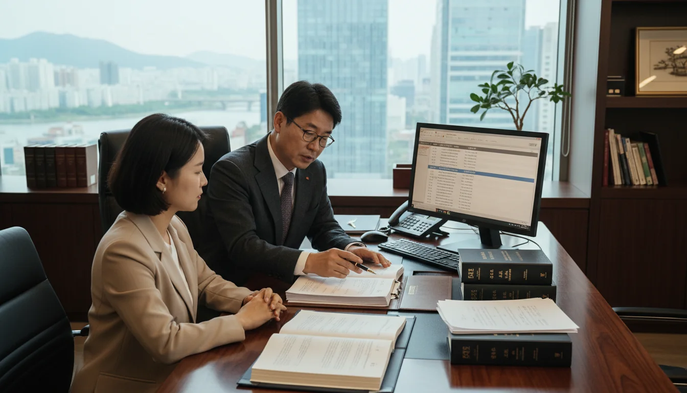 Lawyer explaining medical directive forms