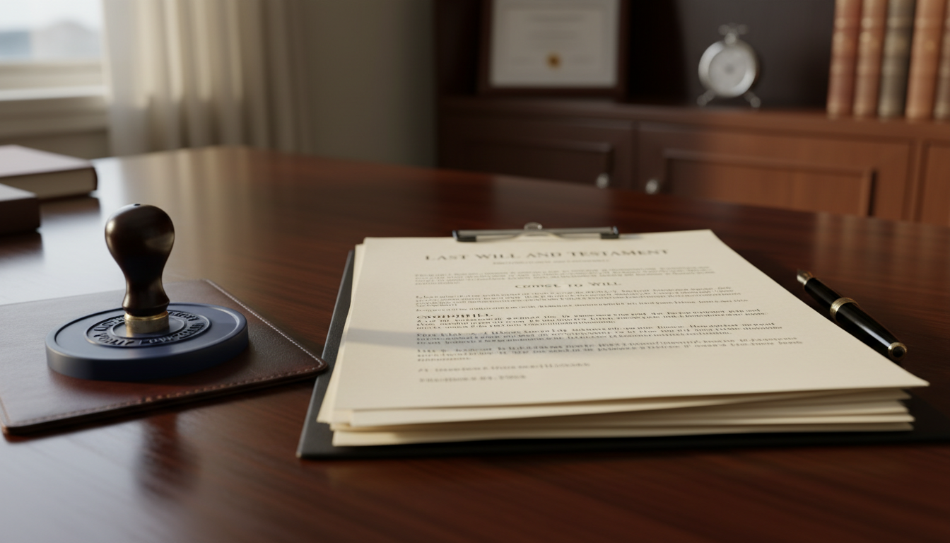 Stack of wills and codicils documents