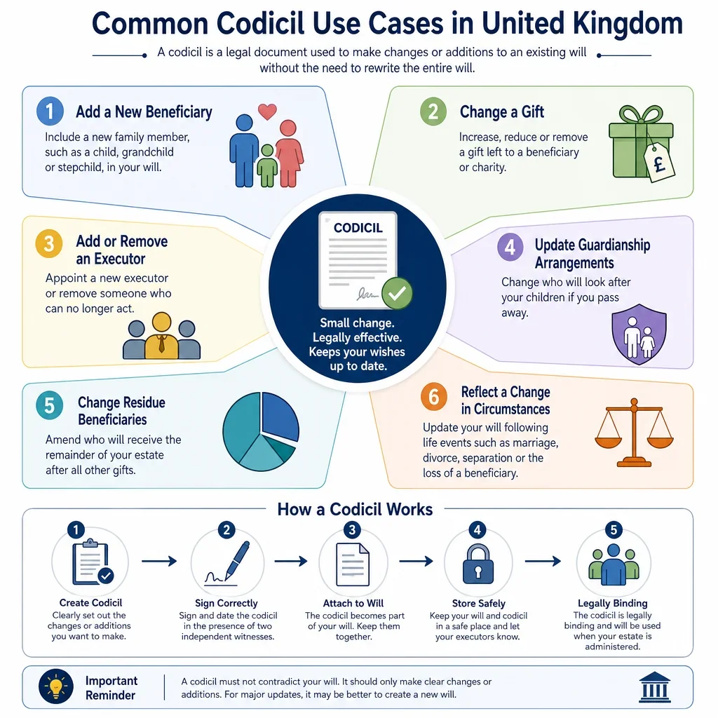 Common Codicil Use Cases