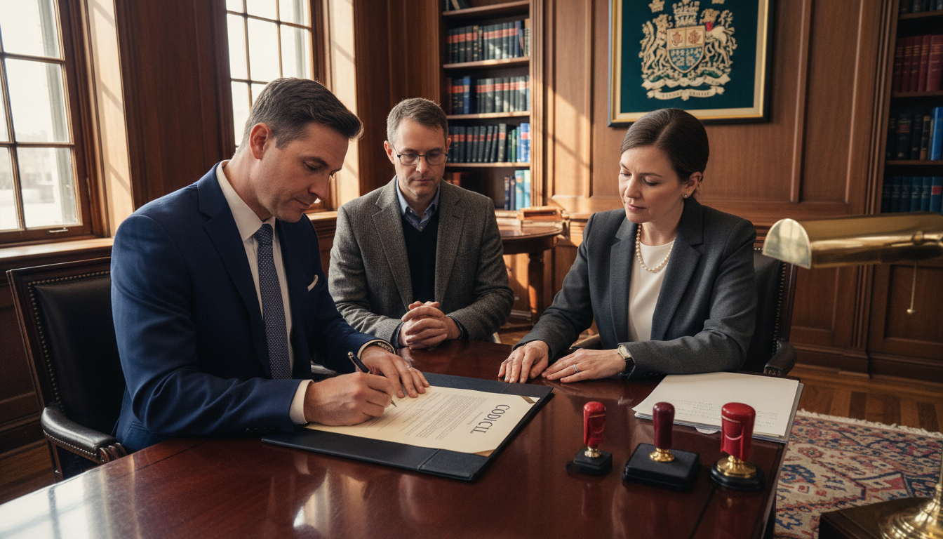 Signing a codicil with notary witness