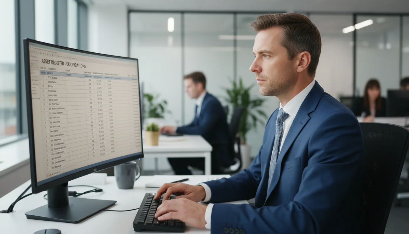 Spreadsheet tracking business inventory