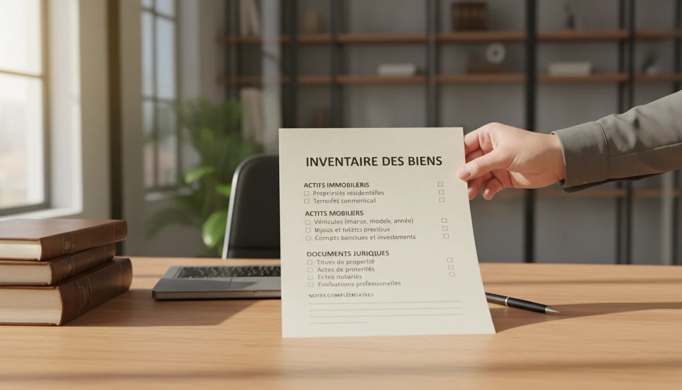 Organized estate inventory checklist