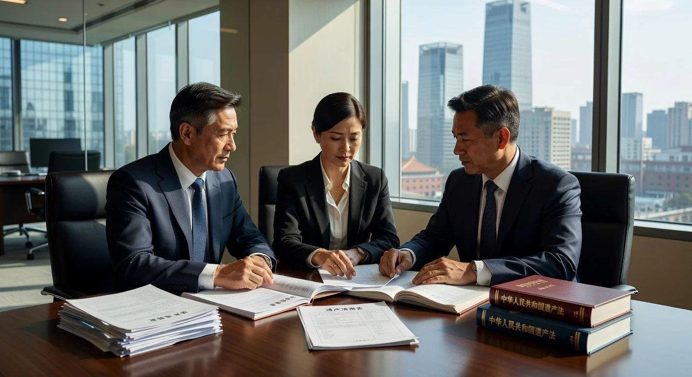 Family estate planning meeting