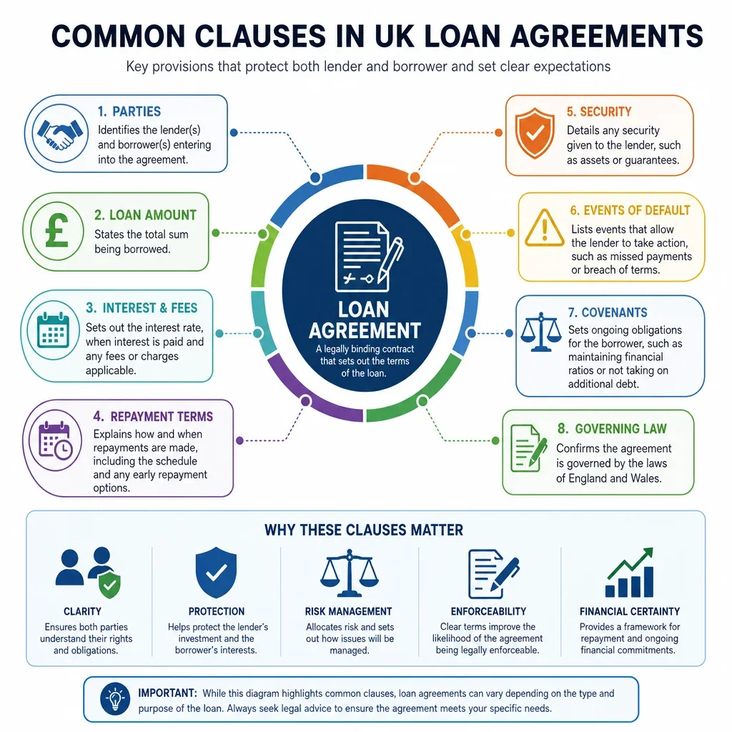 Common Clauses in UK Loan Agreements