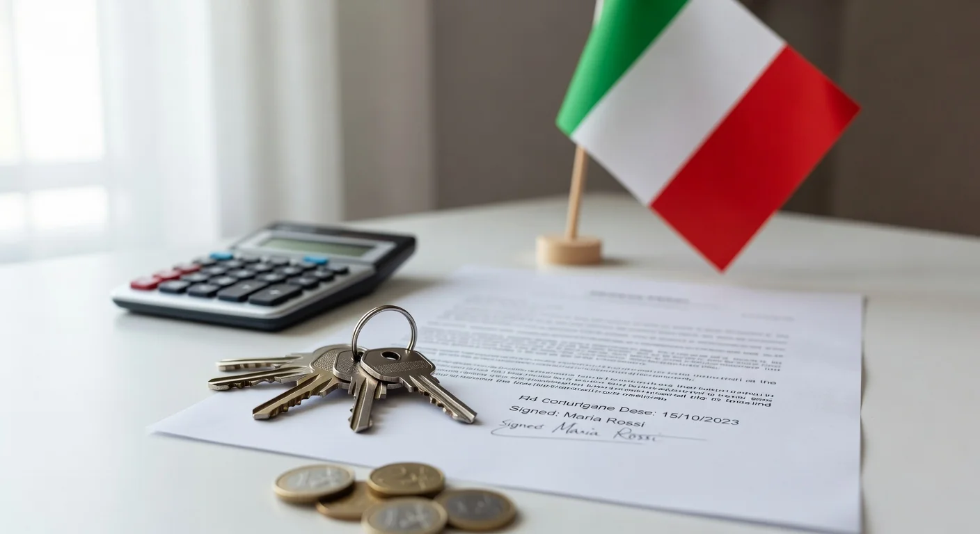 Home keys and mortgage agreement