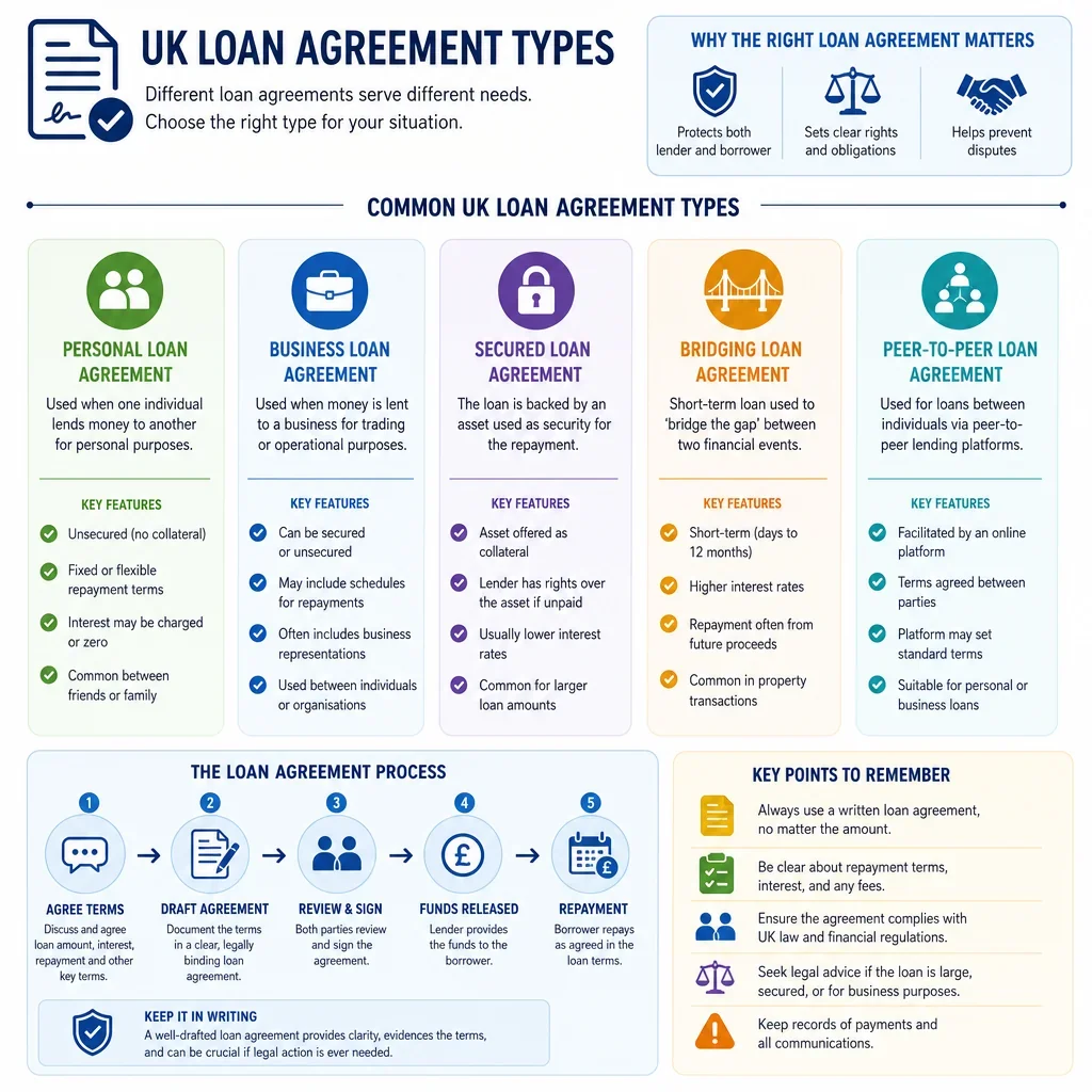 UK Loan Agreement Types