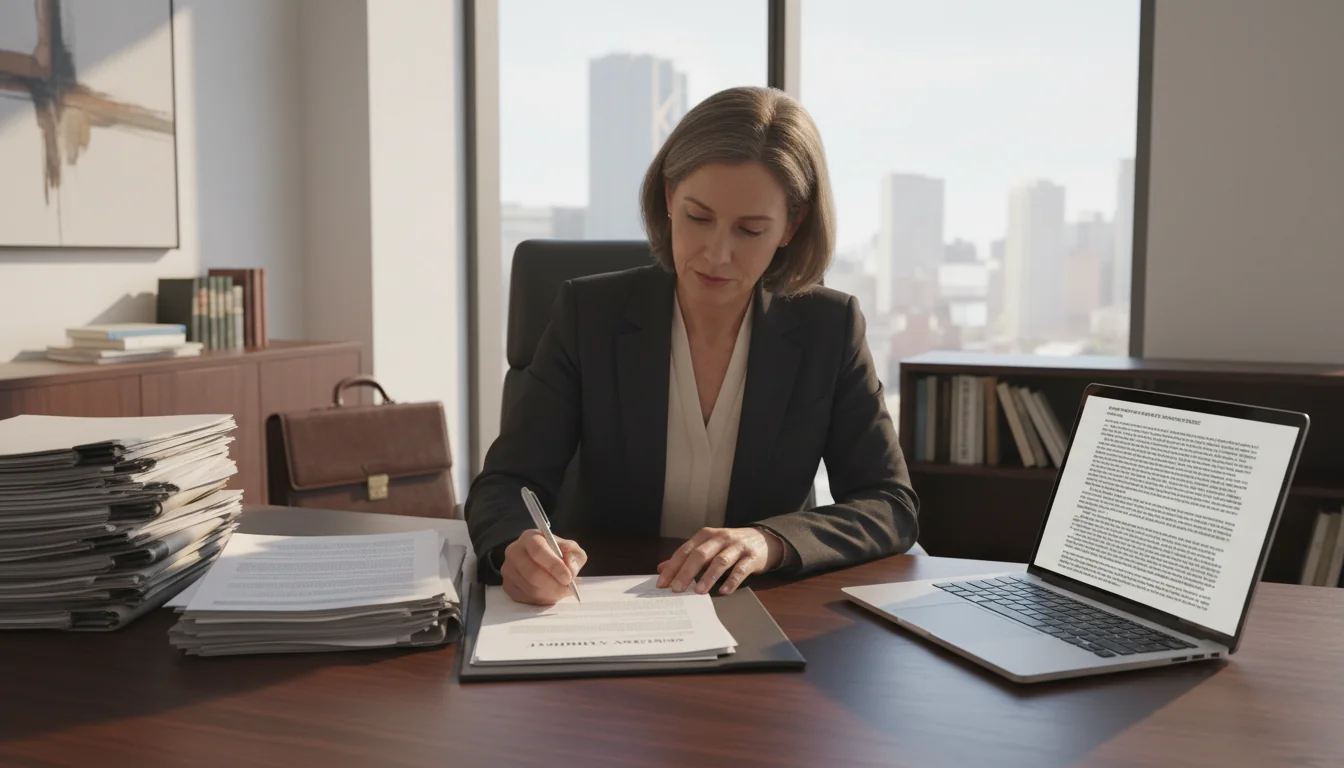 Professional signing security agreement