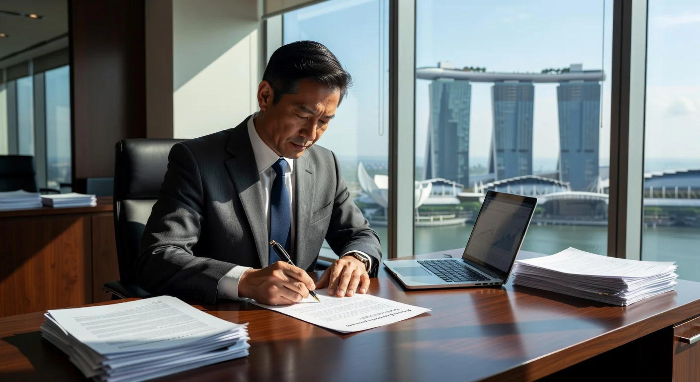 Professional signing guarantee document