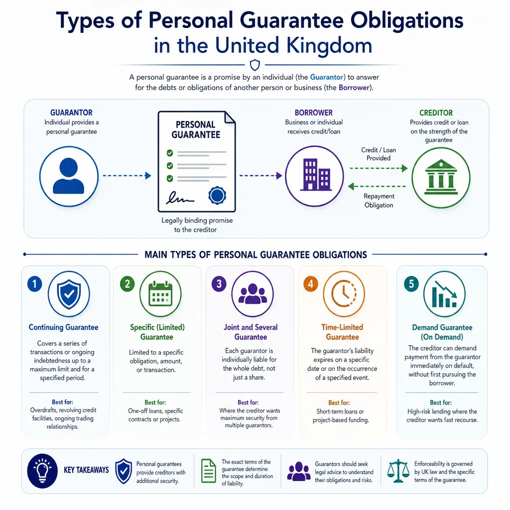 Types of Personal Guarantee Obligations