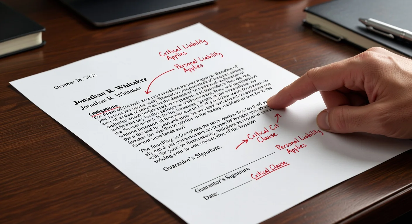 Key elements of guarantee letter