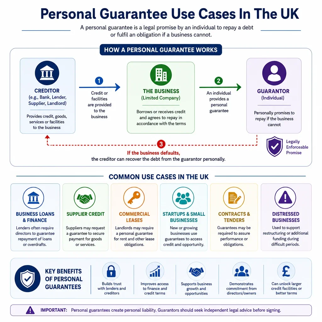 Personal Guarantee Use Cases in the UK