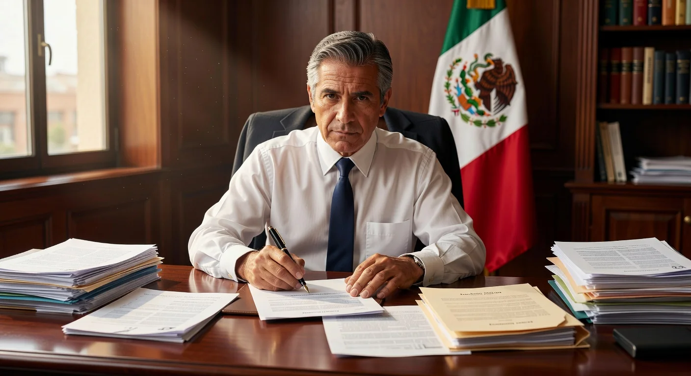 Person signing legal document