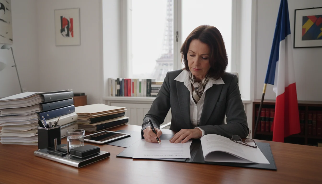 French legal document signing