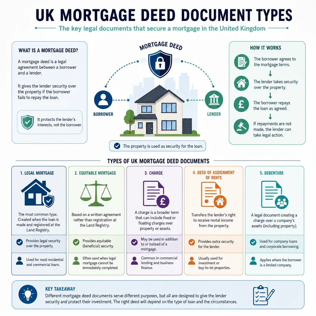 UK Mortgage Deed Document Types