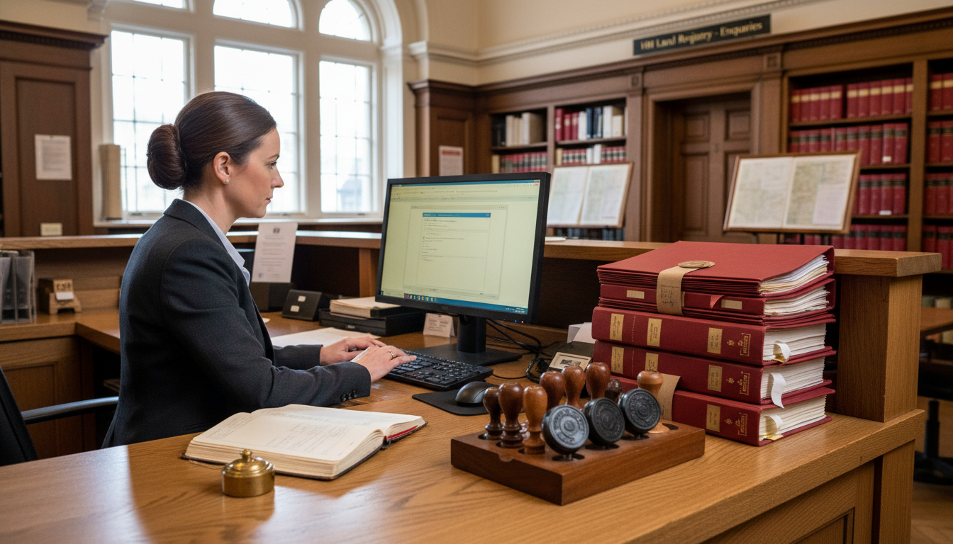 Registering deed at UK land registry