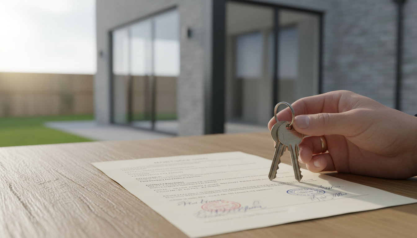 UK property keys and deed papers