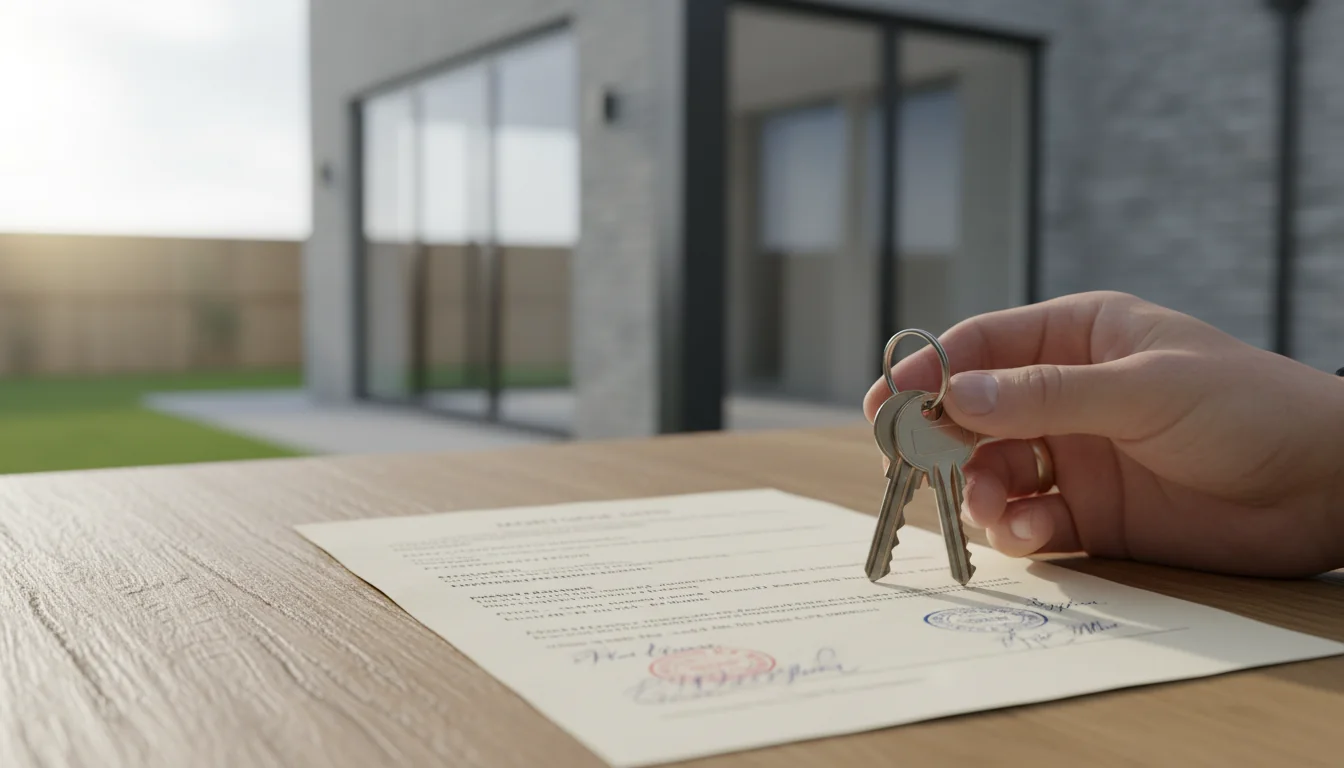 UK property keys and deed papers