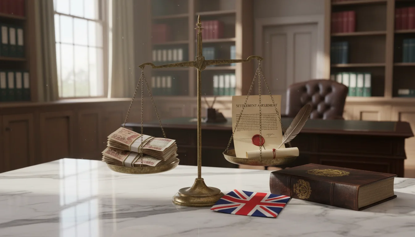 Balanced scales symbolizing fair negotiation.