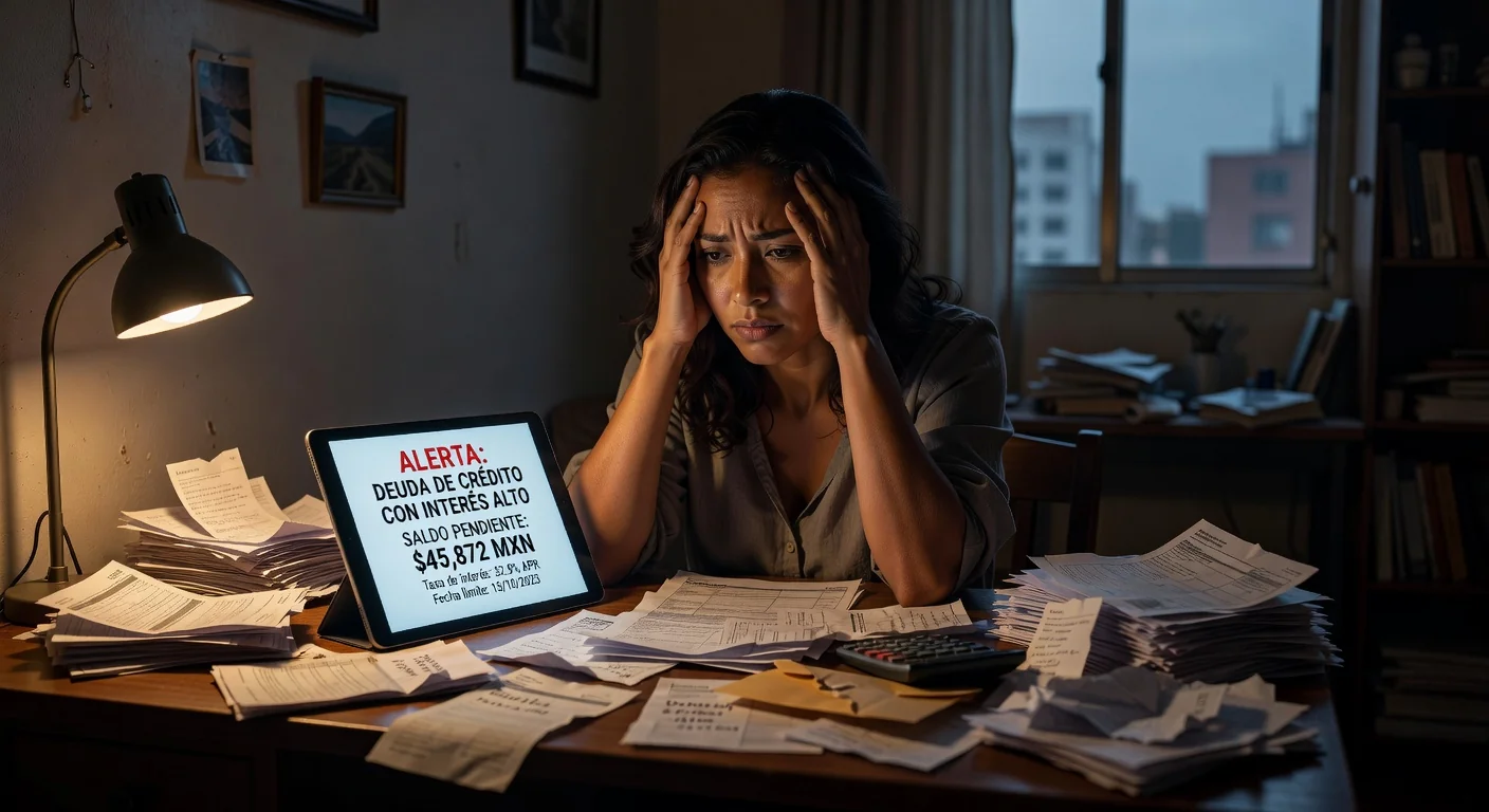 Adult facing credit line debt risks