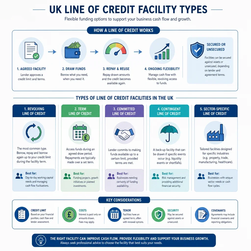 UK Line of Credit Facility Types