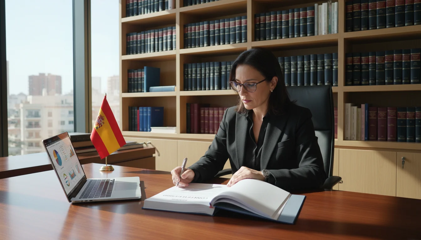 Spanish legal document with credit line contract