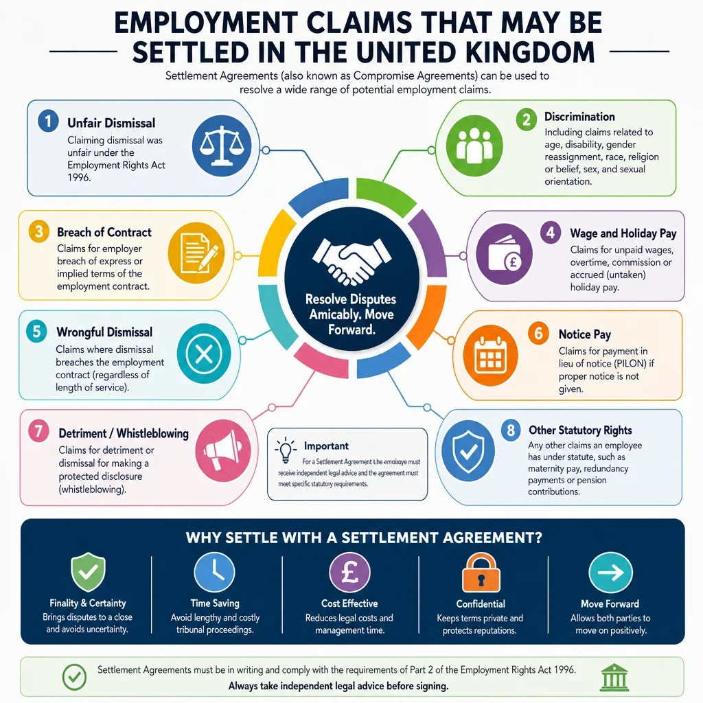 Employment Claims That May Be Settled