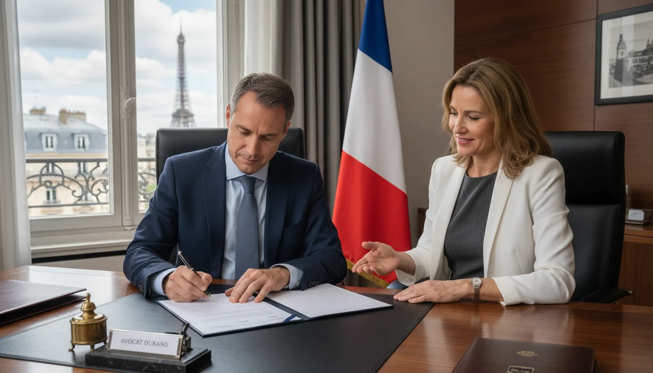 French legal document signing