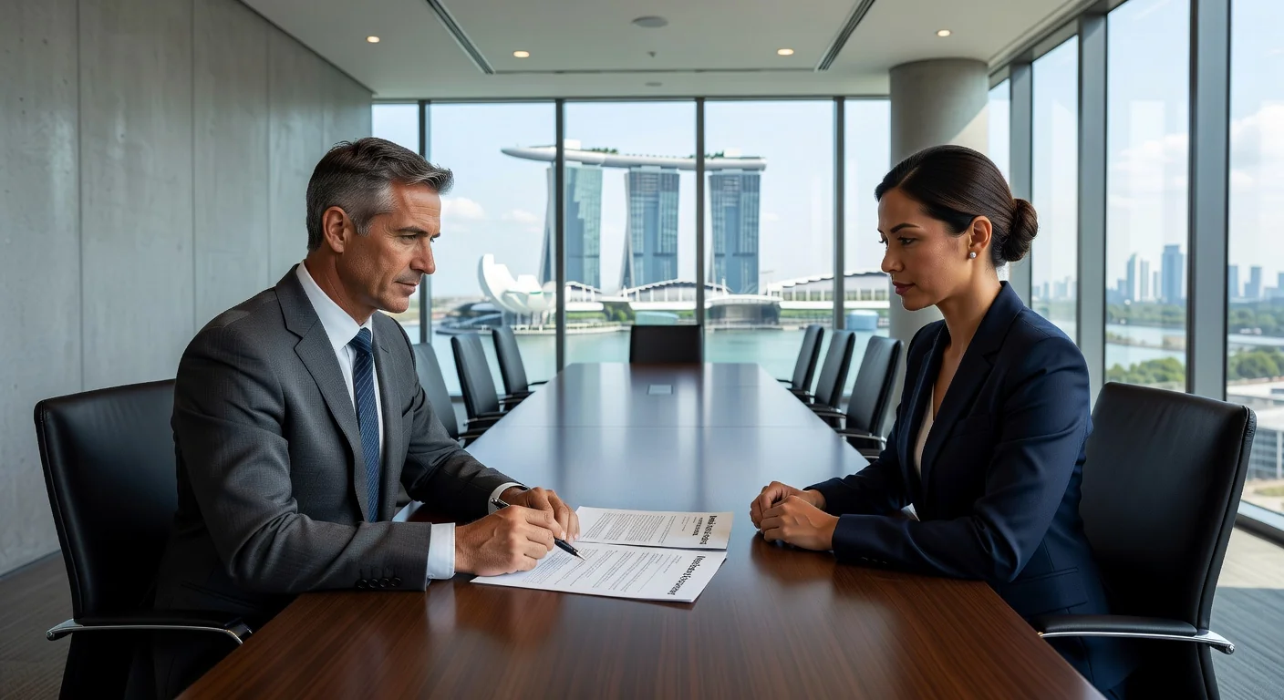 Lawyers drafting mediation agreement