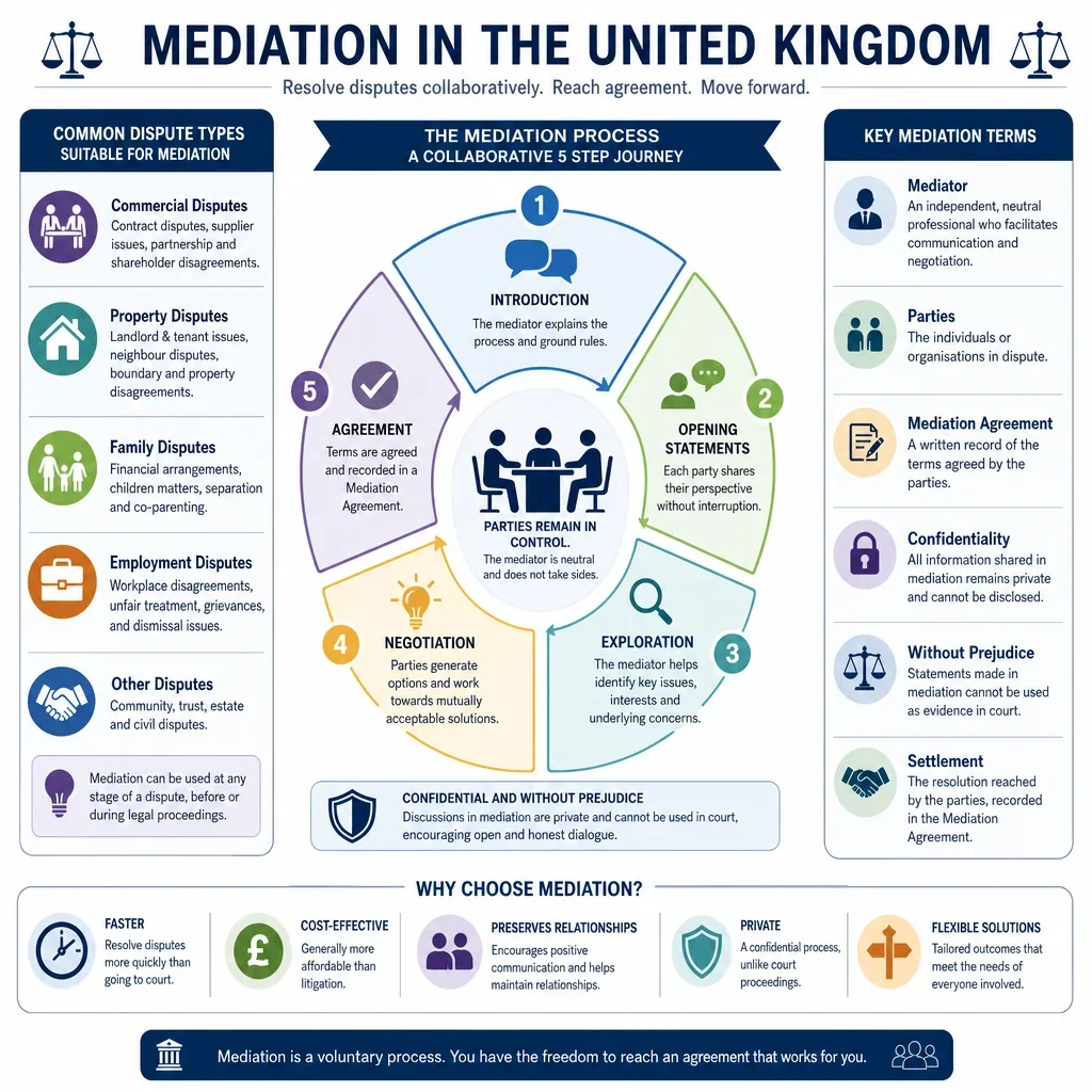 Dispute Types and Relevant Mediation Terms