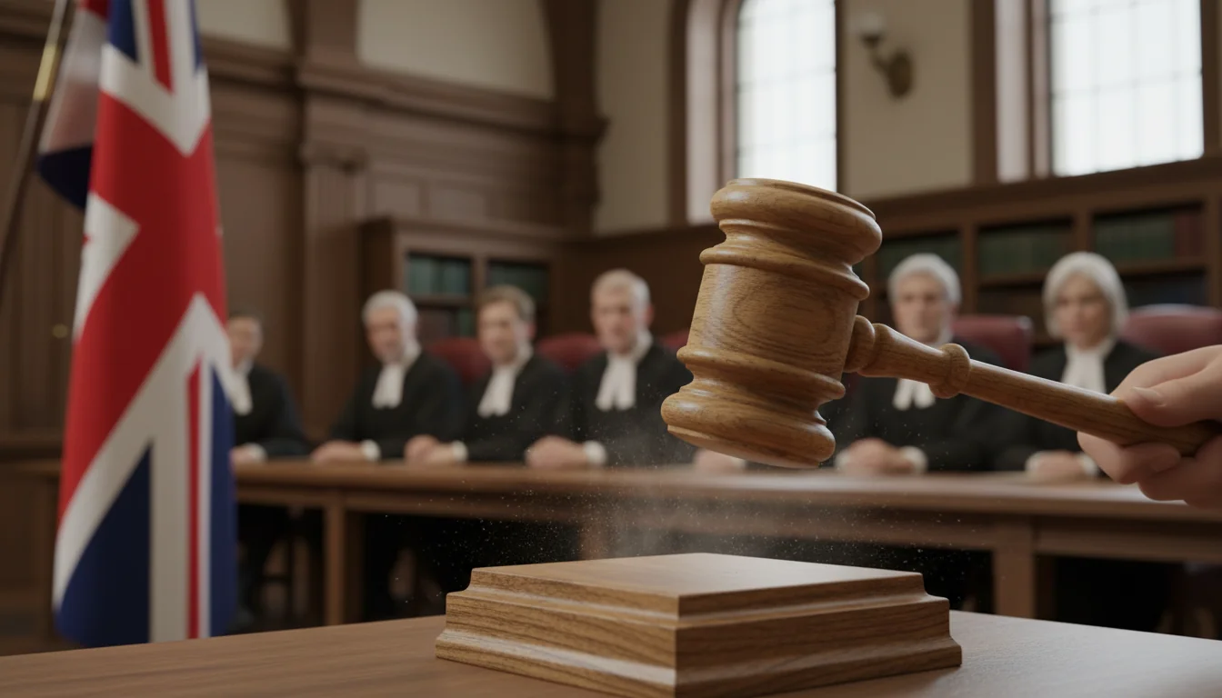 Gavel enforcing UK legal agreement