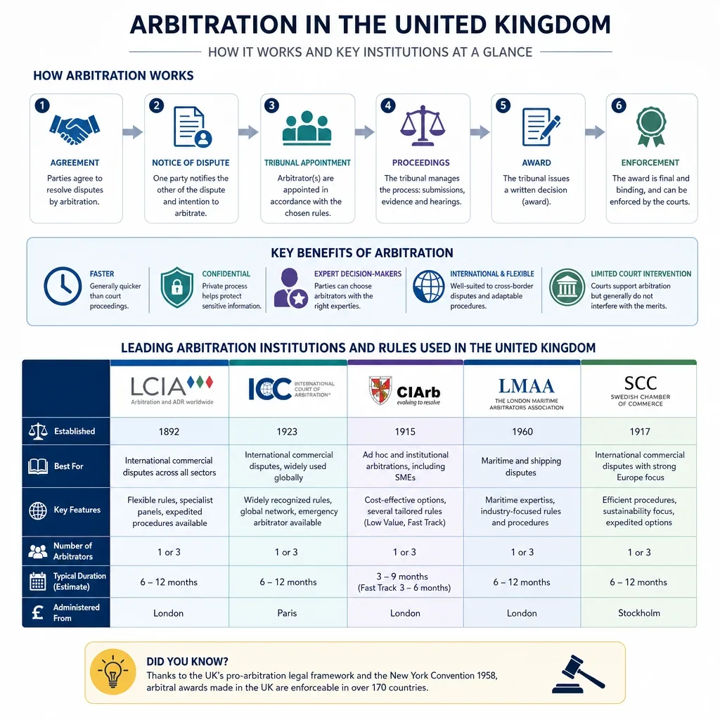 Arbitration Institutions and Rules