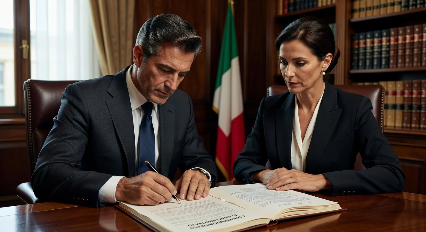 Signing arbitration agreement Italy