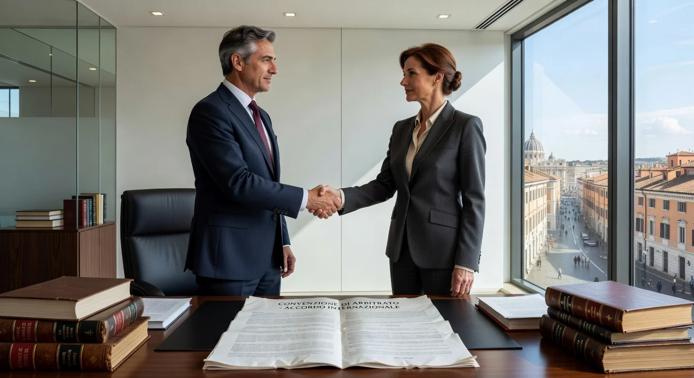 Signing arbitration agreement in office