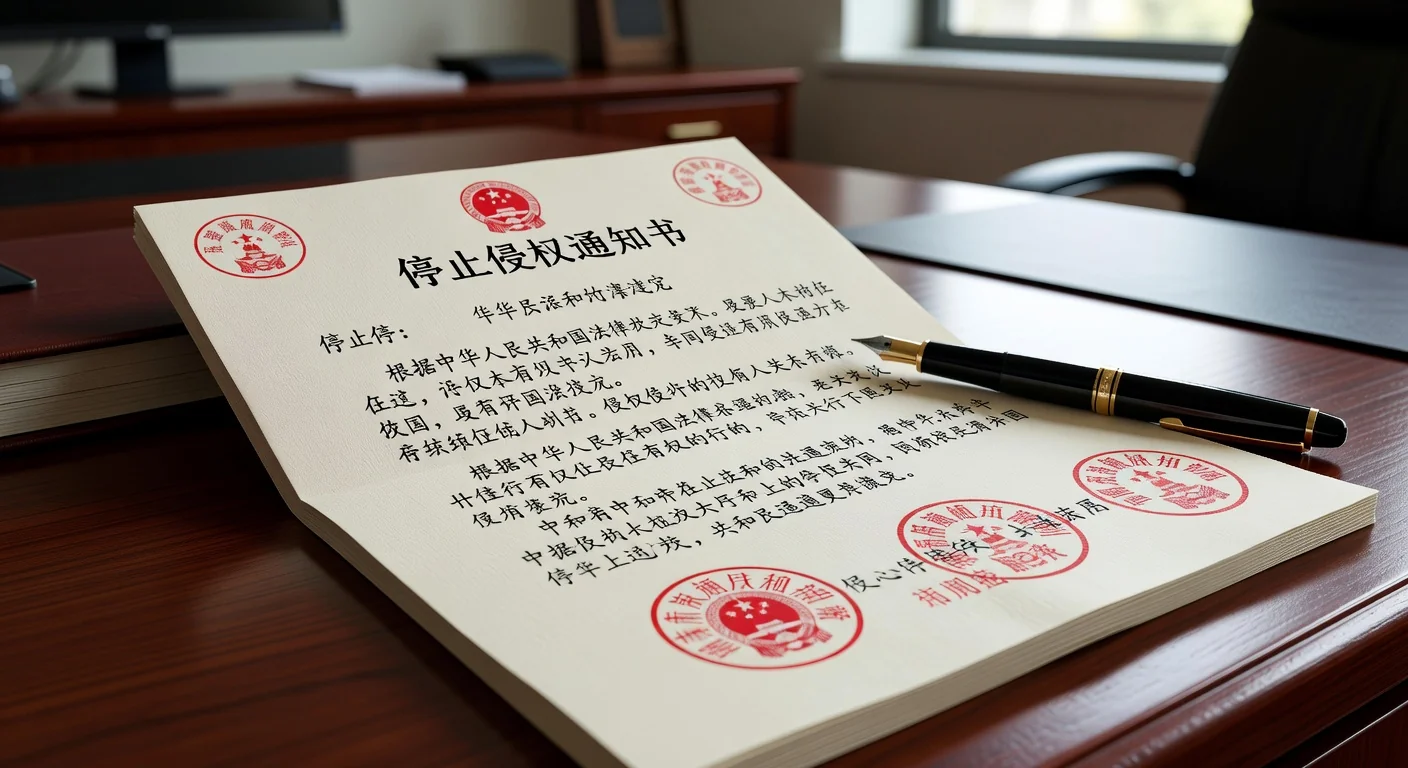 Chinese legal document close-up